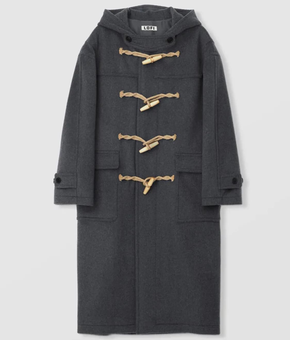 [로파이] 오버핏 스테디 더플 코트 /M 상품이미지1