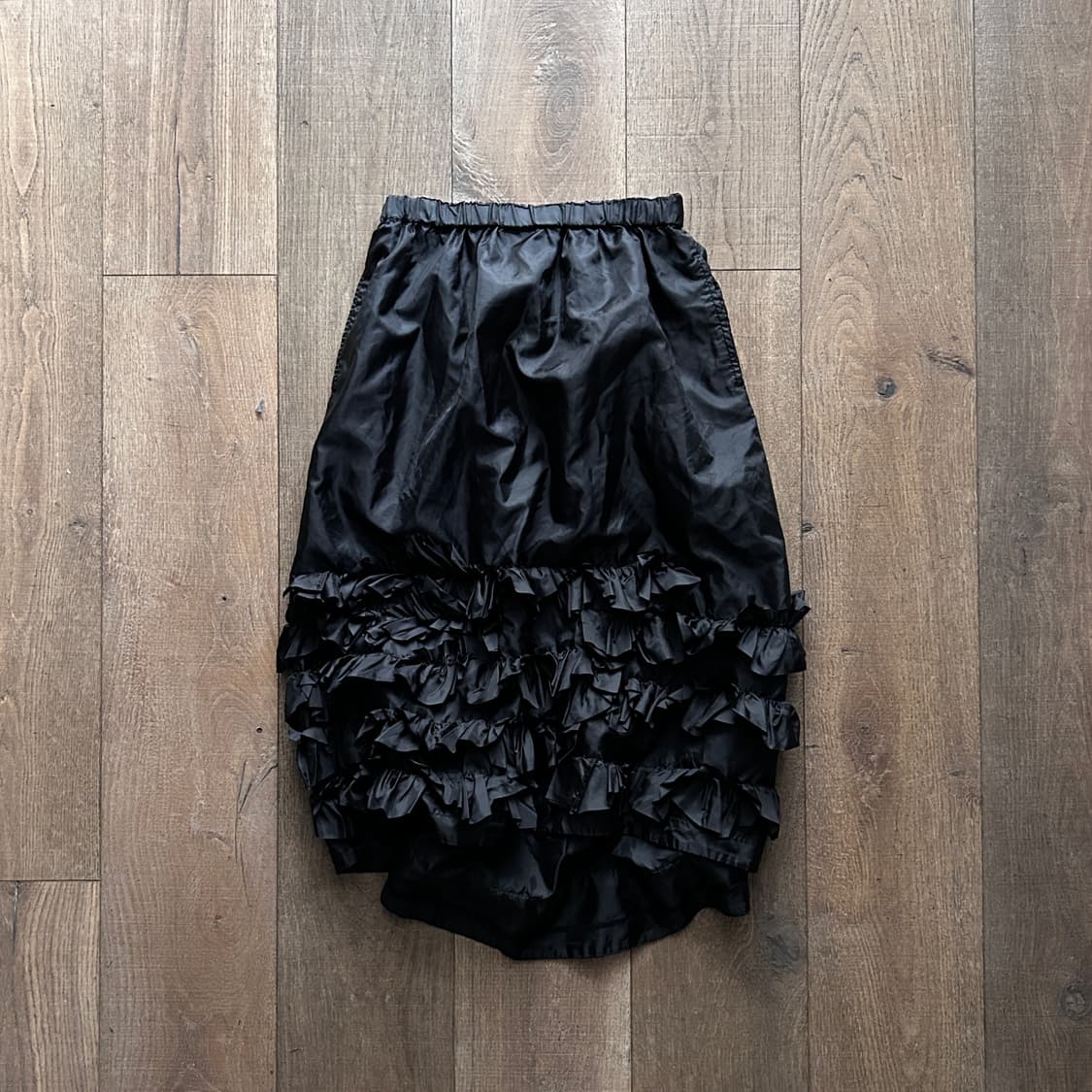 Frill Asymmetry Long Skirt 상품이미지2