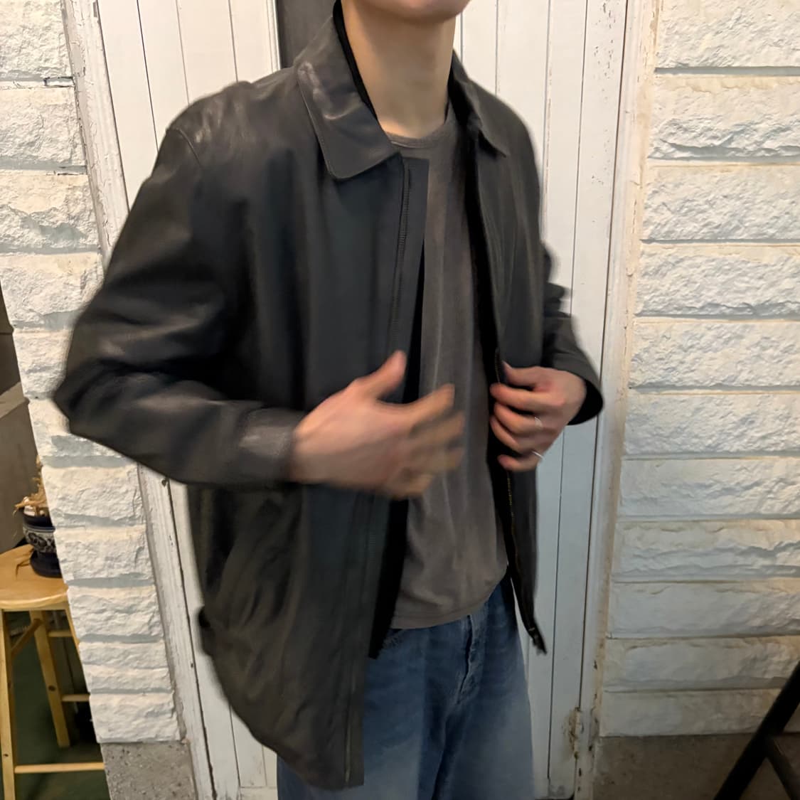 vtg cowhide carcoat 상품이미지1