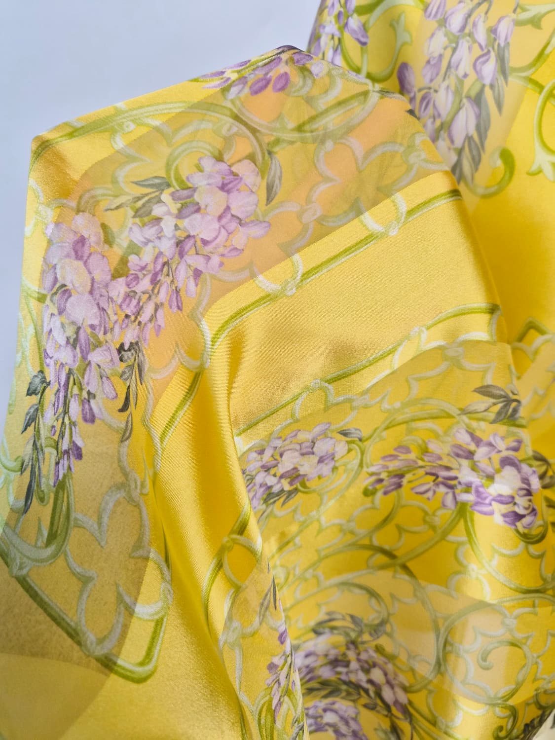 디올 플로랄 플라워 실크 대형 스카프 머플러 상품이미지4