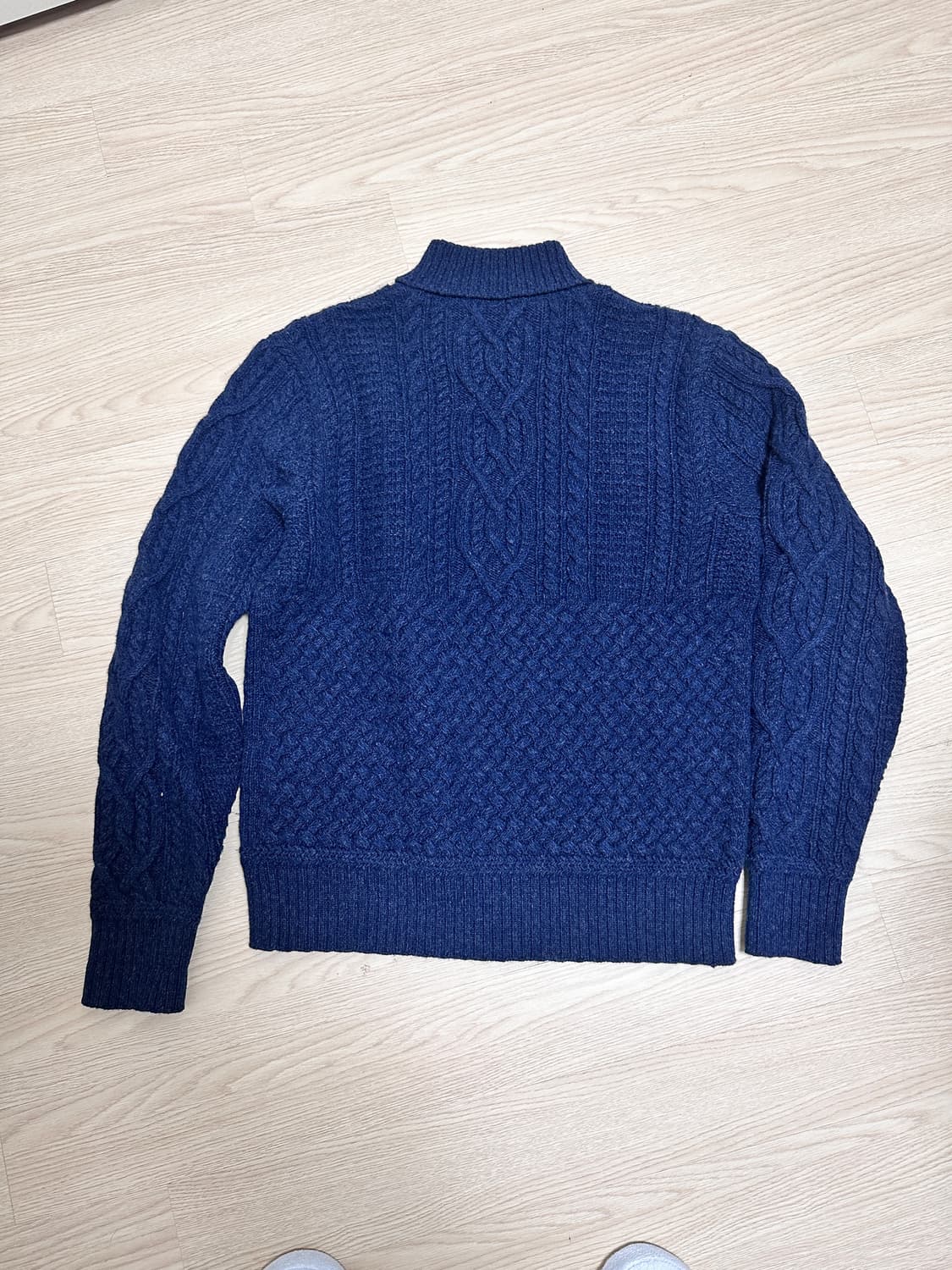 RRL 인디고 울캐시미어 터틀넥 스웨터 M 상품이미지3