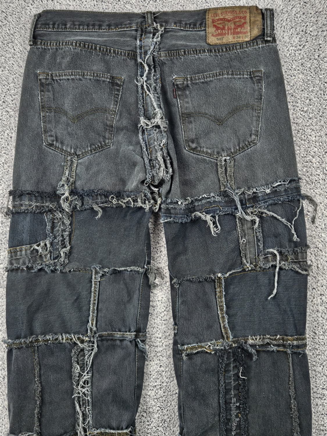 리바이스 리메이크 패치워크 커스텀 데님 팬츠 ( 34" ) / 10351 상품이미지9