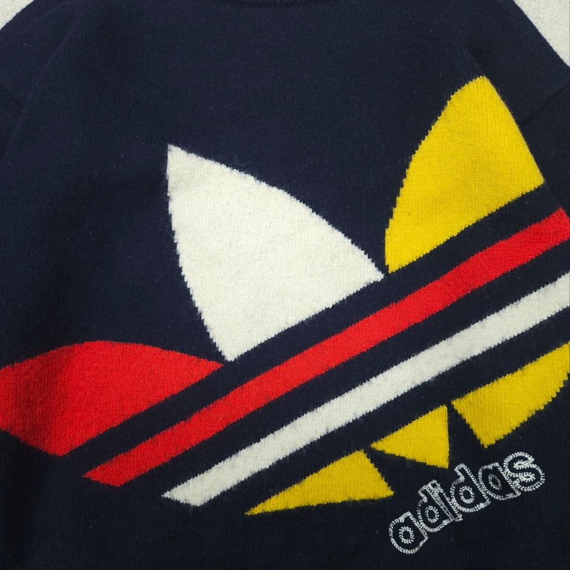 90s 아디다스 트레포일 니트 105 상품이미지3
