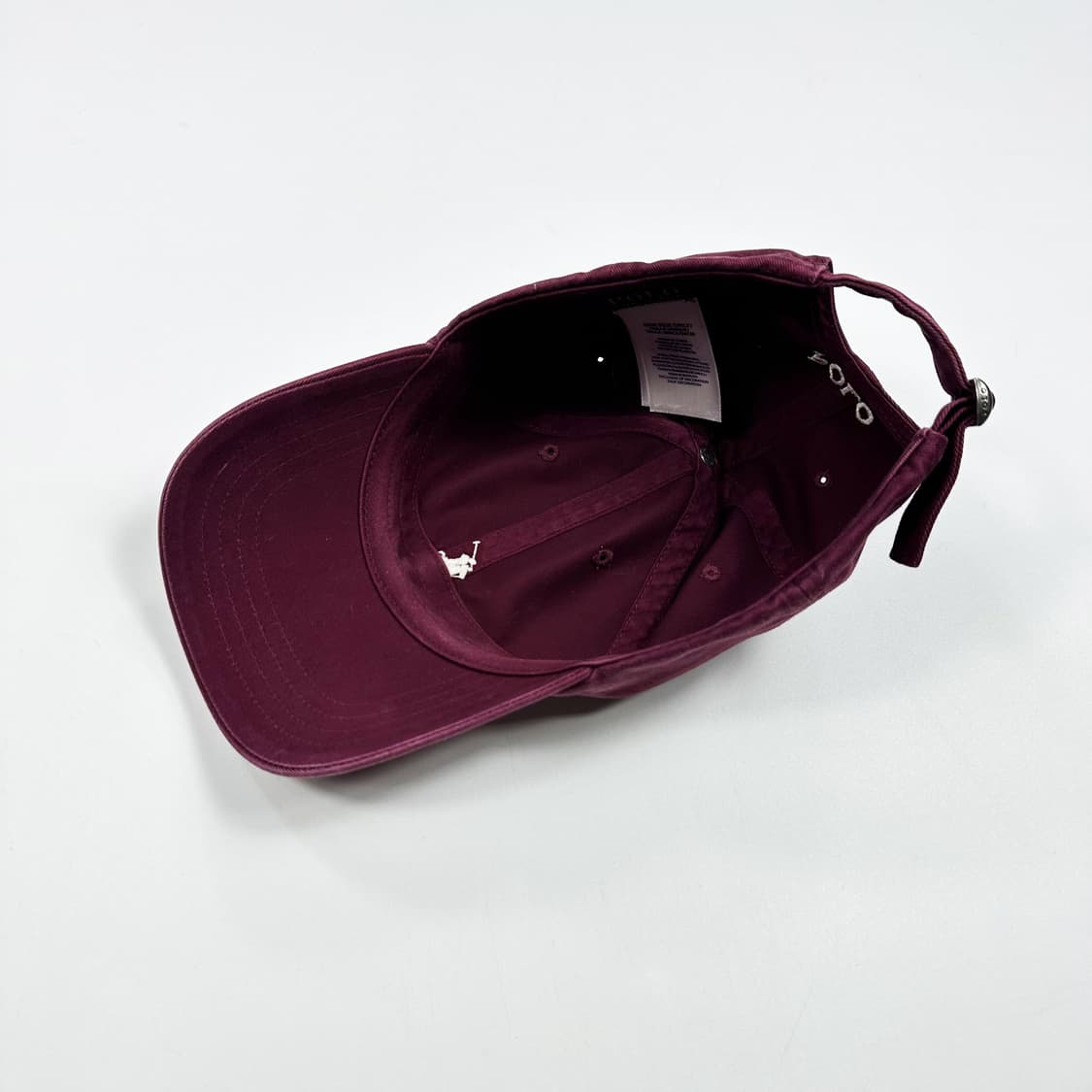 폴로 랄프로렌 클래식 베이직 볼캡 버건디 상품이미지4