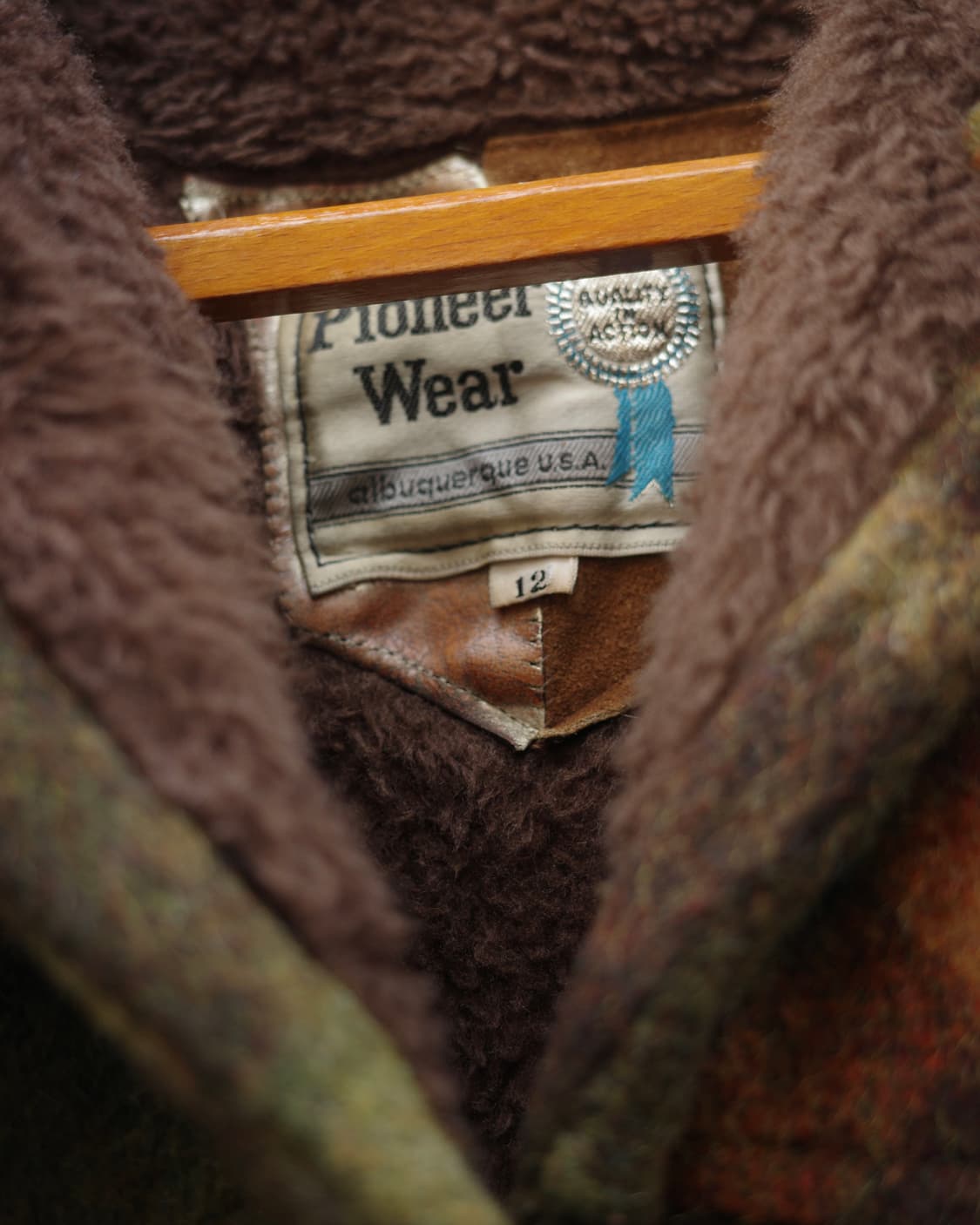 70s Pioneer wear 체크 랜처 코트 상품이미지3