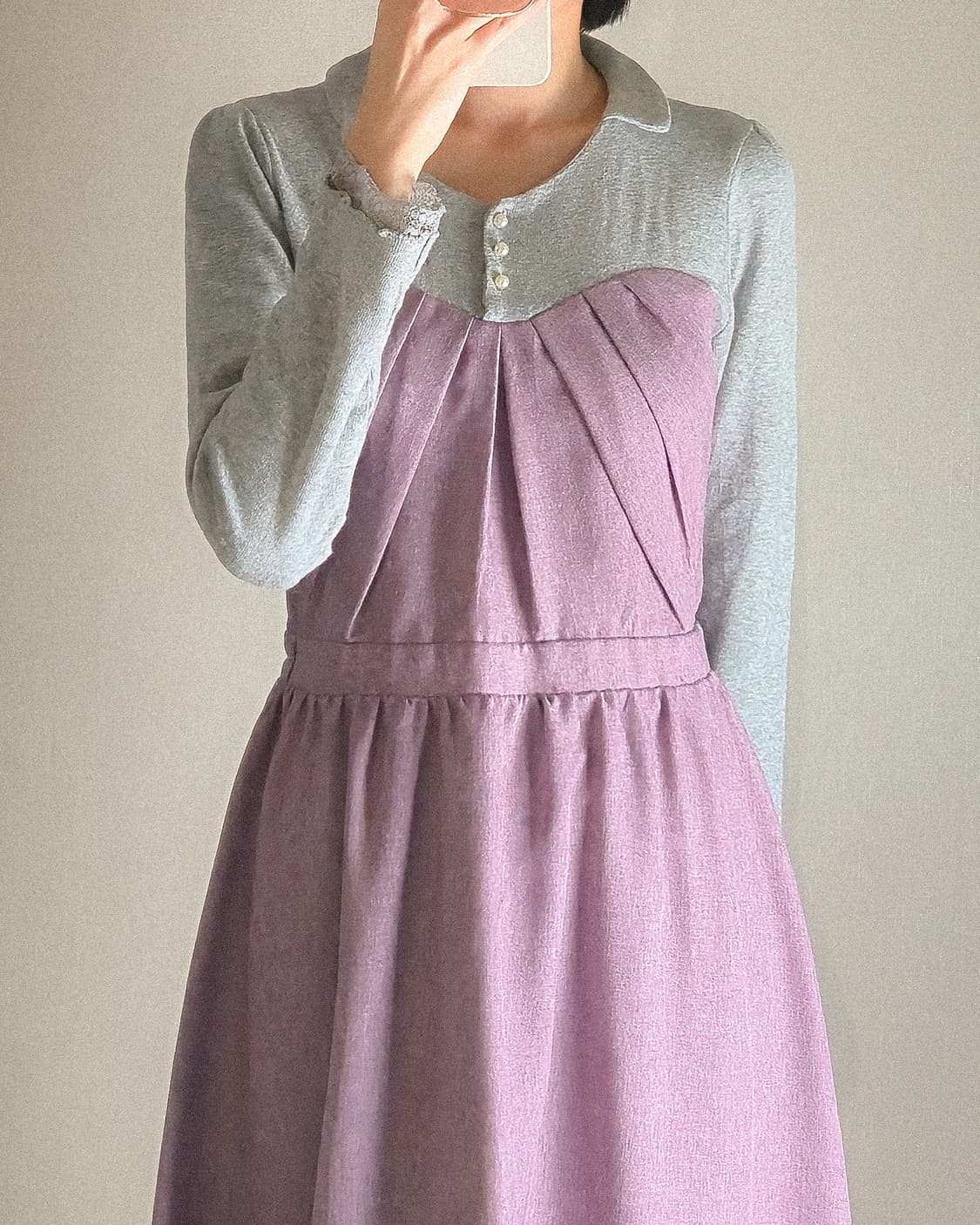 하트 쉐이프 로맨틱 무드 원피스 상품이미지2