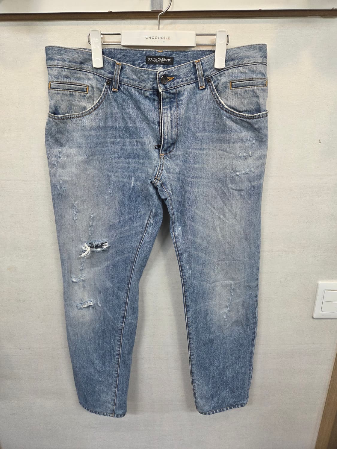 돌체앤가바나 빈티지 테이퍼드 데님팬츠 36 상품이미지1