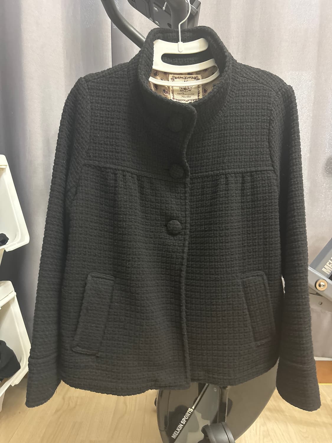 빈티지 블랙 숏코트 상품이미지1