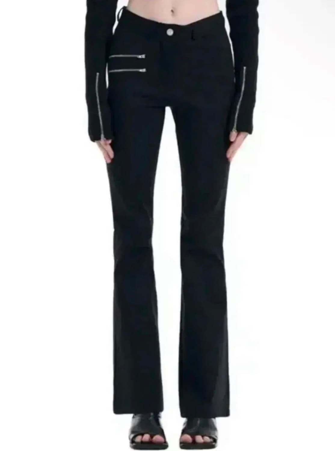 보헤미안서울 지퍼슬림부츠컷 상품이미지1