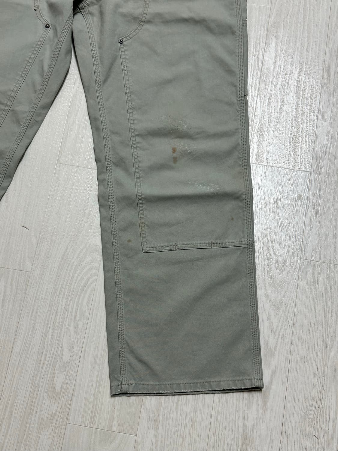 카키스 워시드 카펜터 팬츠 그레이 L 상품이미지5