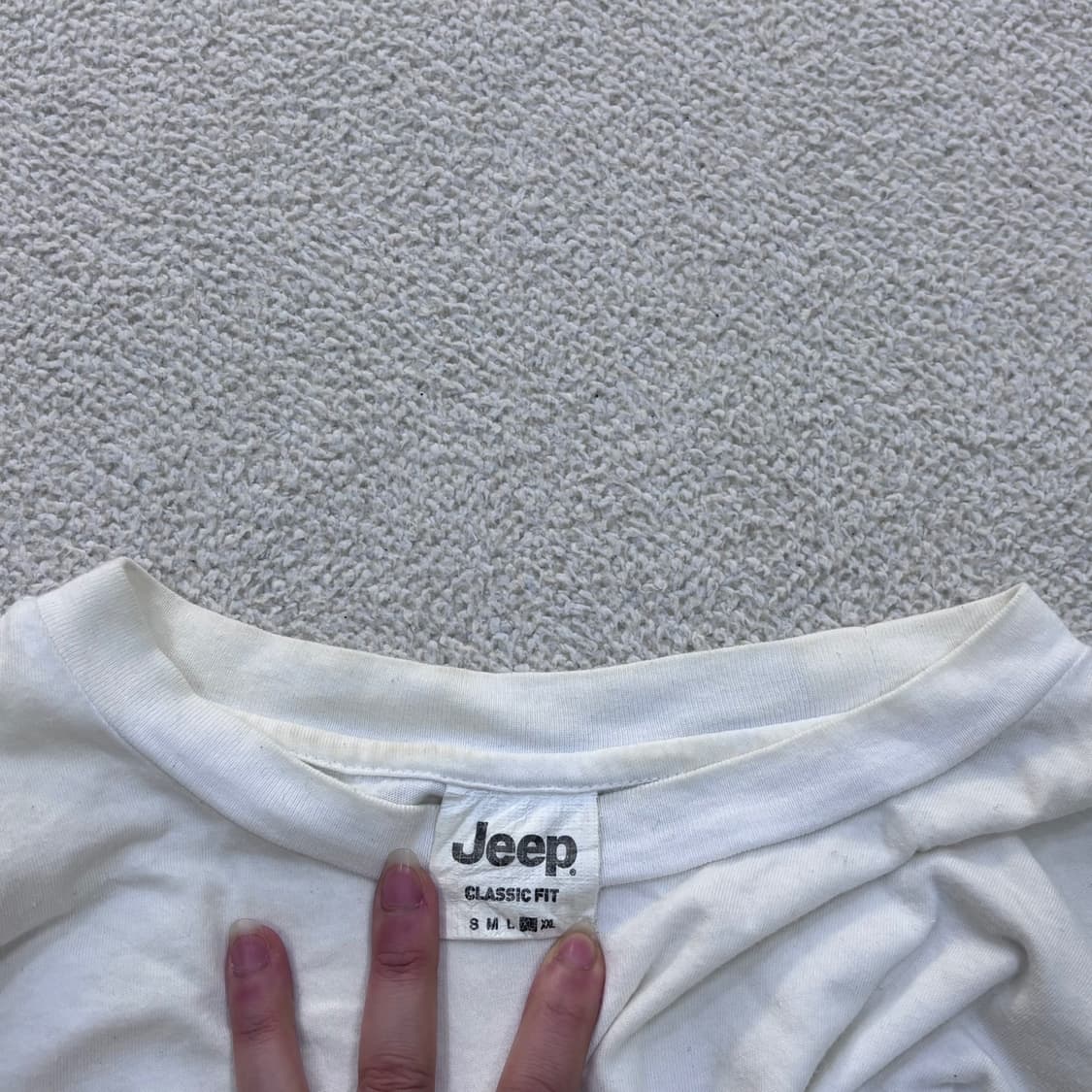 XL 지프 클래식 스몰로고 반팔 티셔츠 0403E 상품이미지3