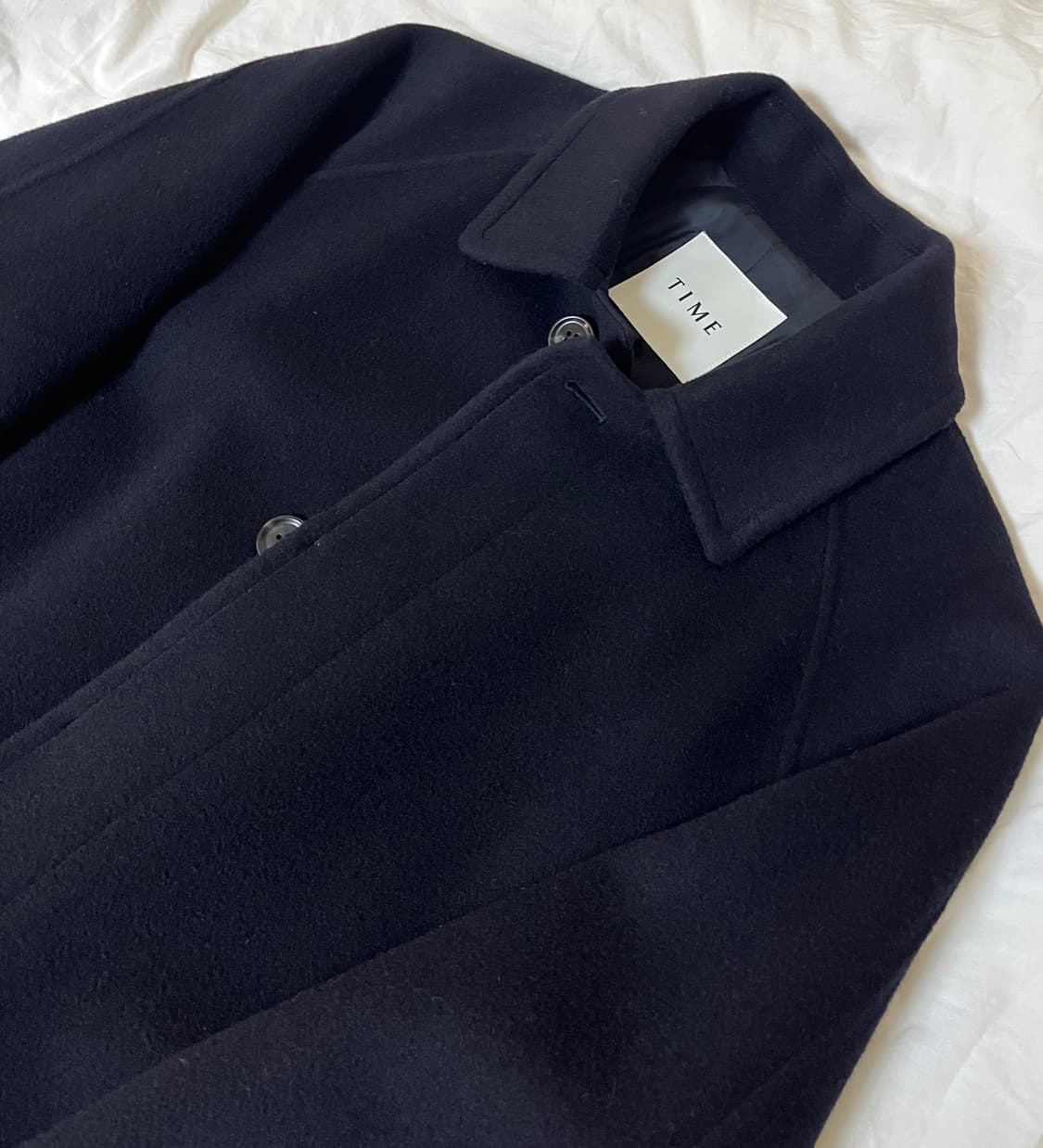 25FW 타임옴므 디테처블 탭코트 발마칸 코트 상품이미지1