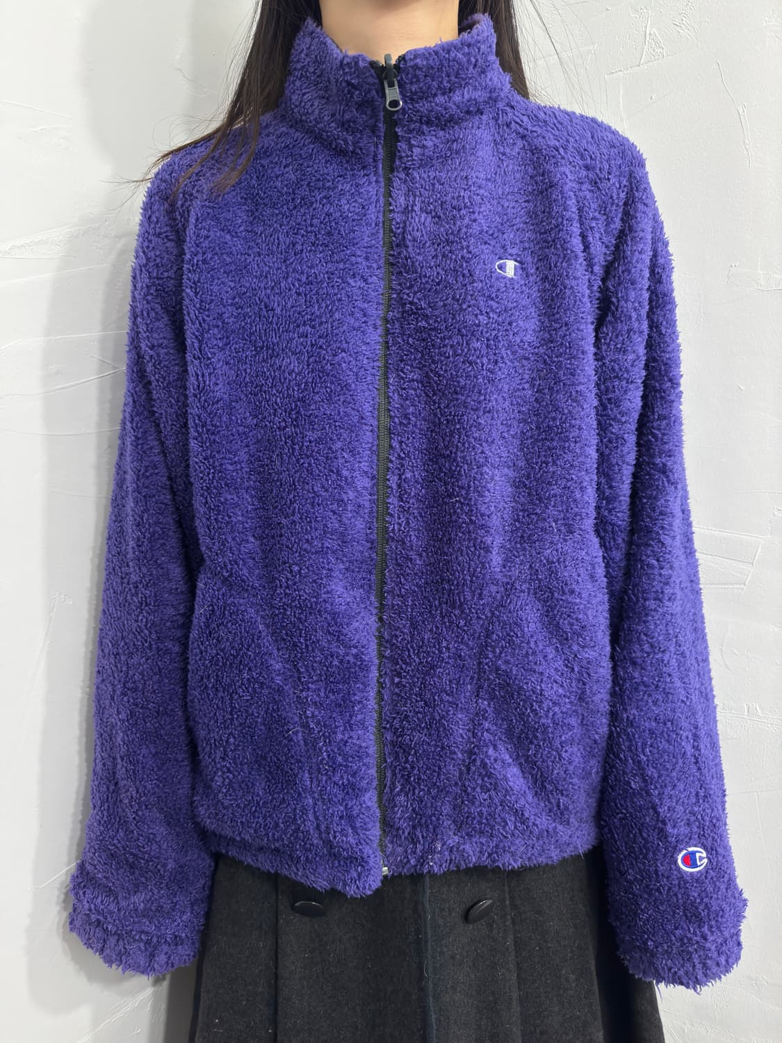 champion big logo reversible jacket 상품이미지6