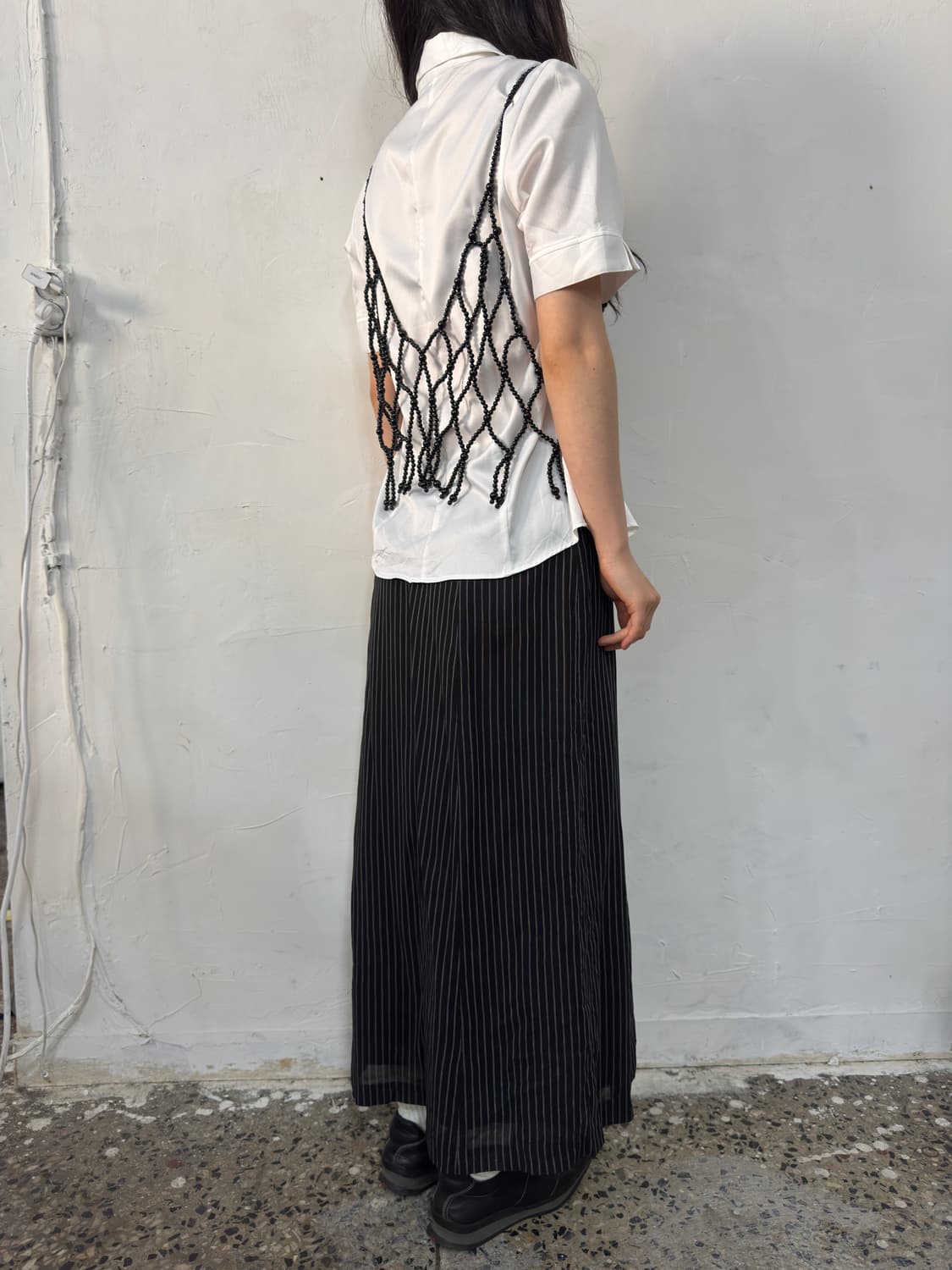 bruno pirttelli stripe long skirt 상품이미지3