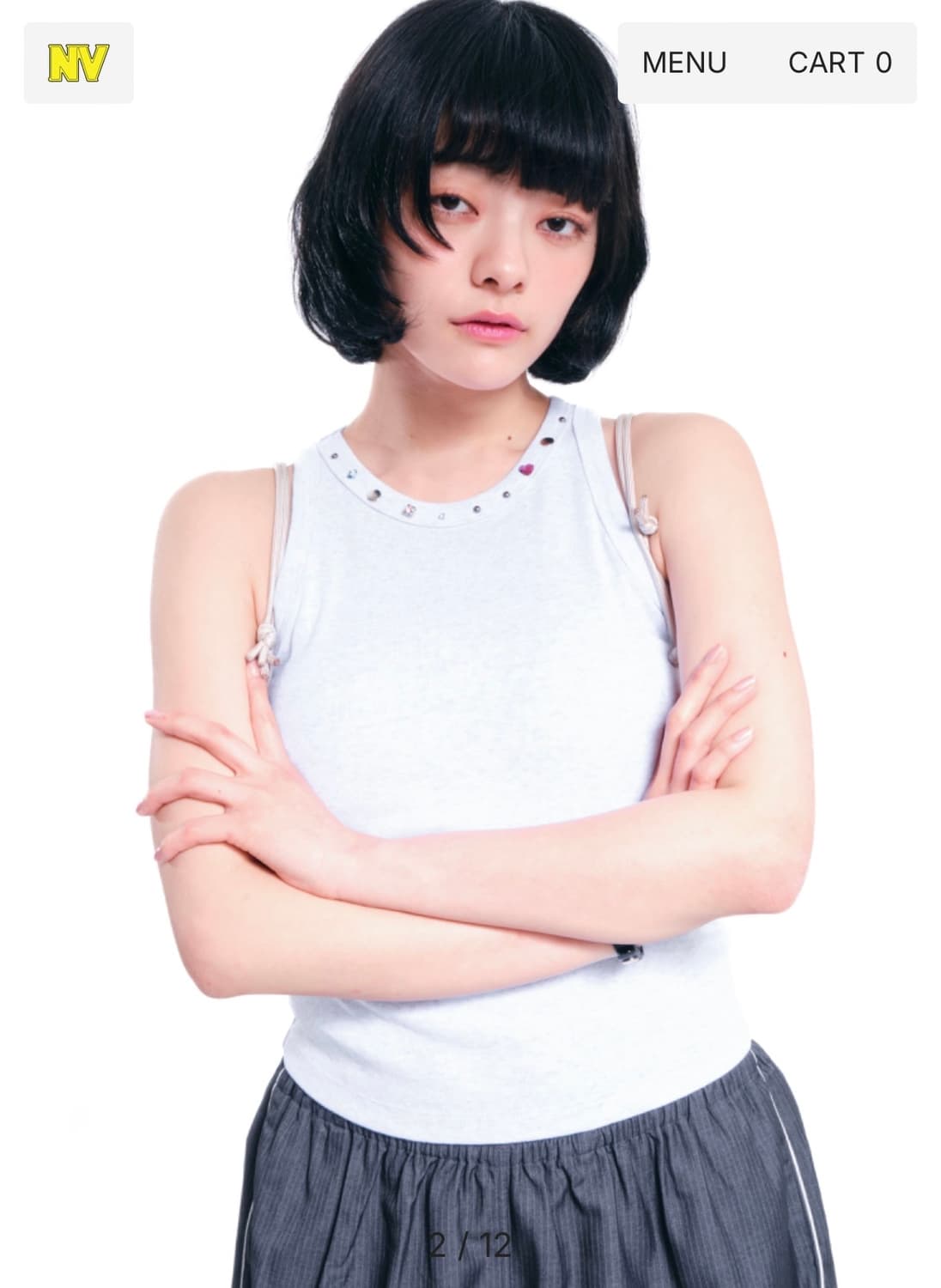 나비버스 Necklace Top_Melange 상품이미지1