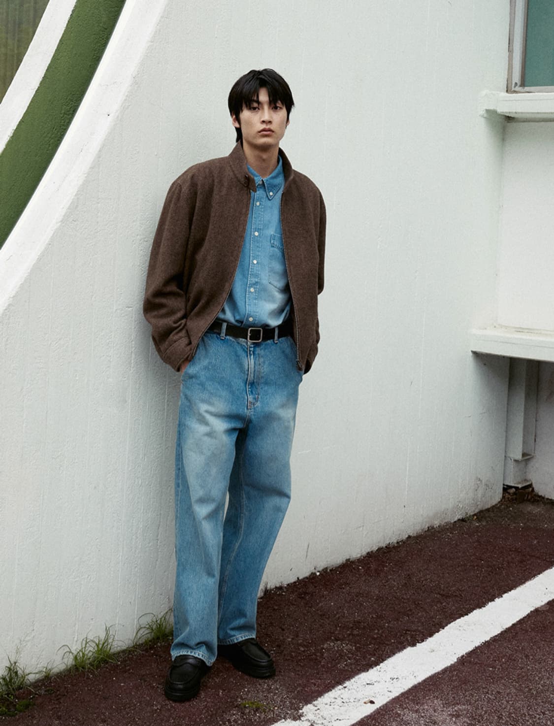 [1] 블랭크룸 해링턴 울 자켓 브라운 / 헤링턴 트위드 블루종 상품이미지6