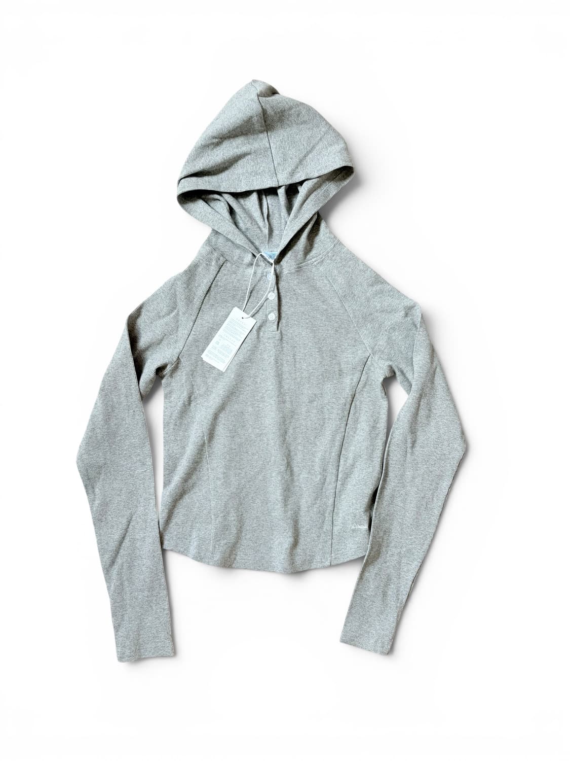 디스커스애슬레틱 우먼즈 슬림핏 후디드 롱 슬리브 티셔츠 상품이미지4