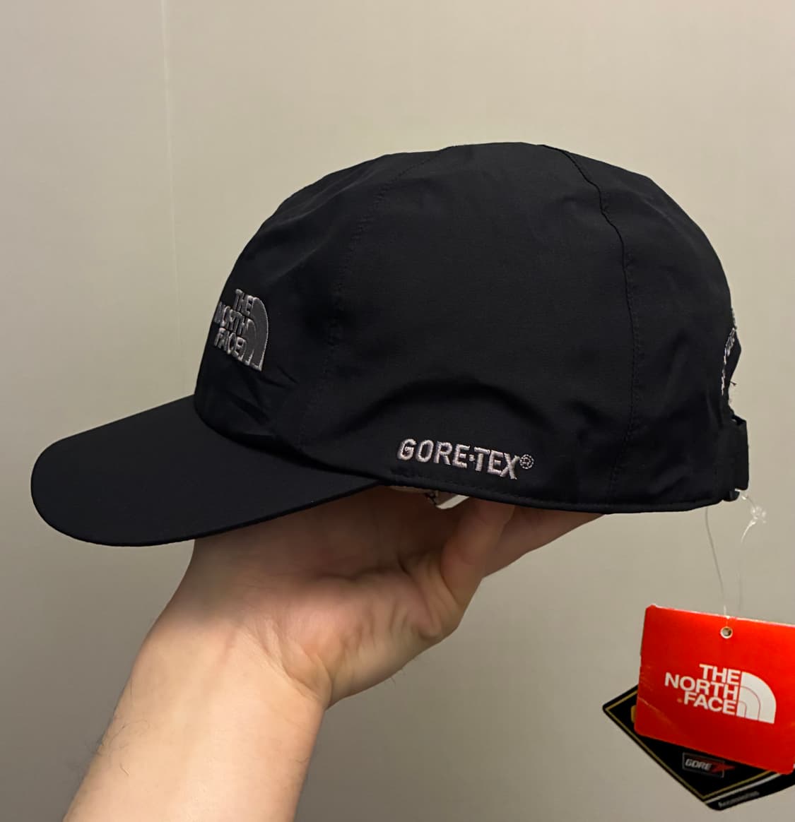 (F)노스페이스 고어텍스 숏챙 볼캡 모자 블랙 상품이미지3