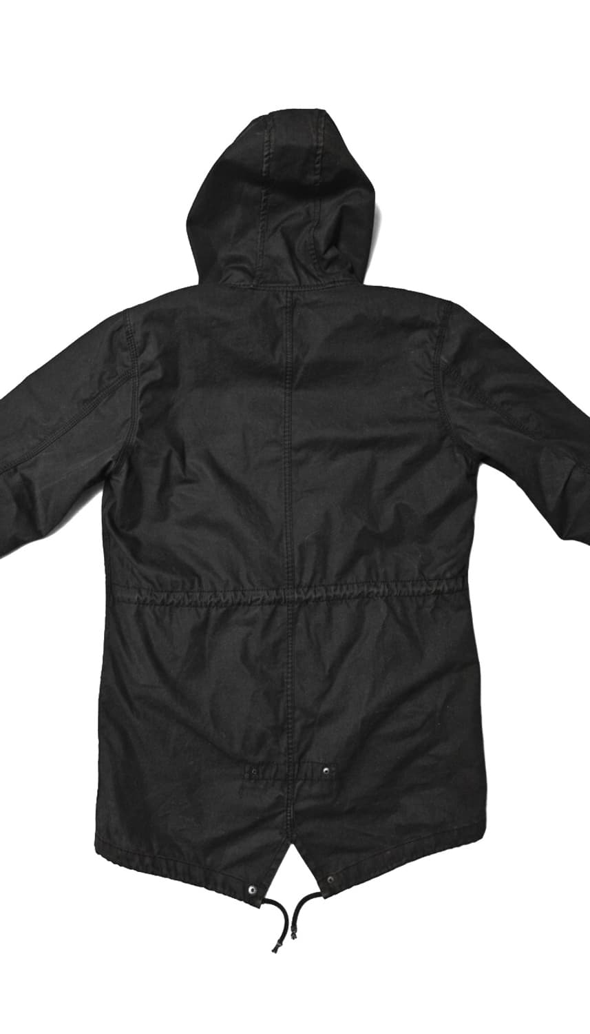 back number 백넘버 피쉬테일 야상 파카 블랙 상품이미지3