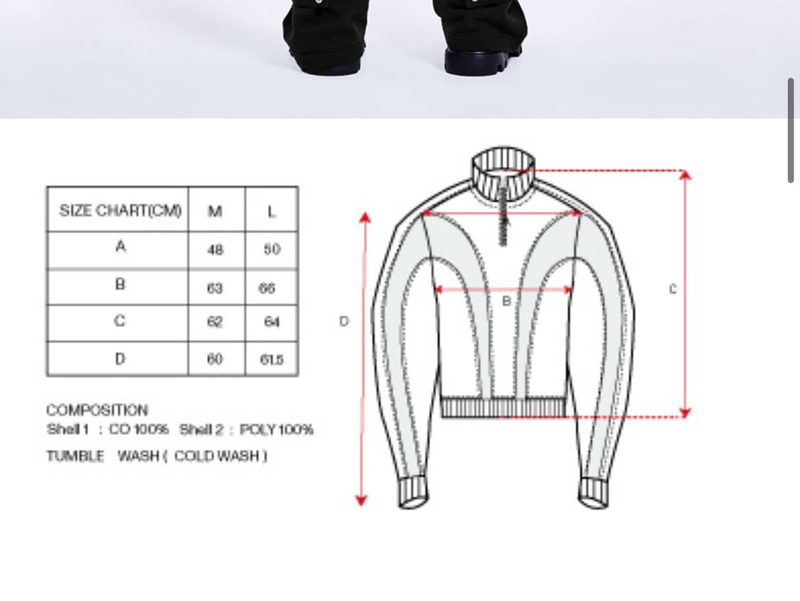 51퍼센트 벌키라인 하프집업 상품이미지3