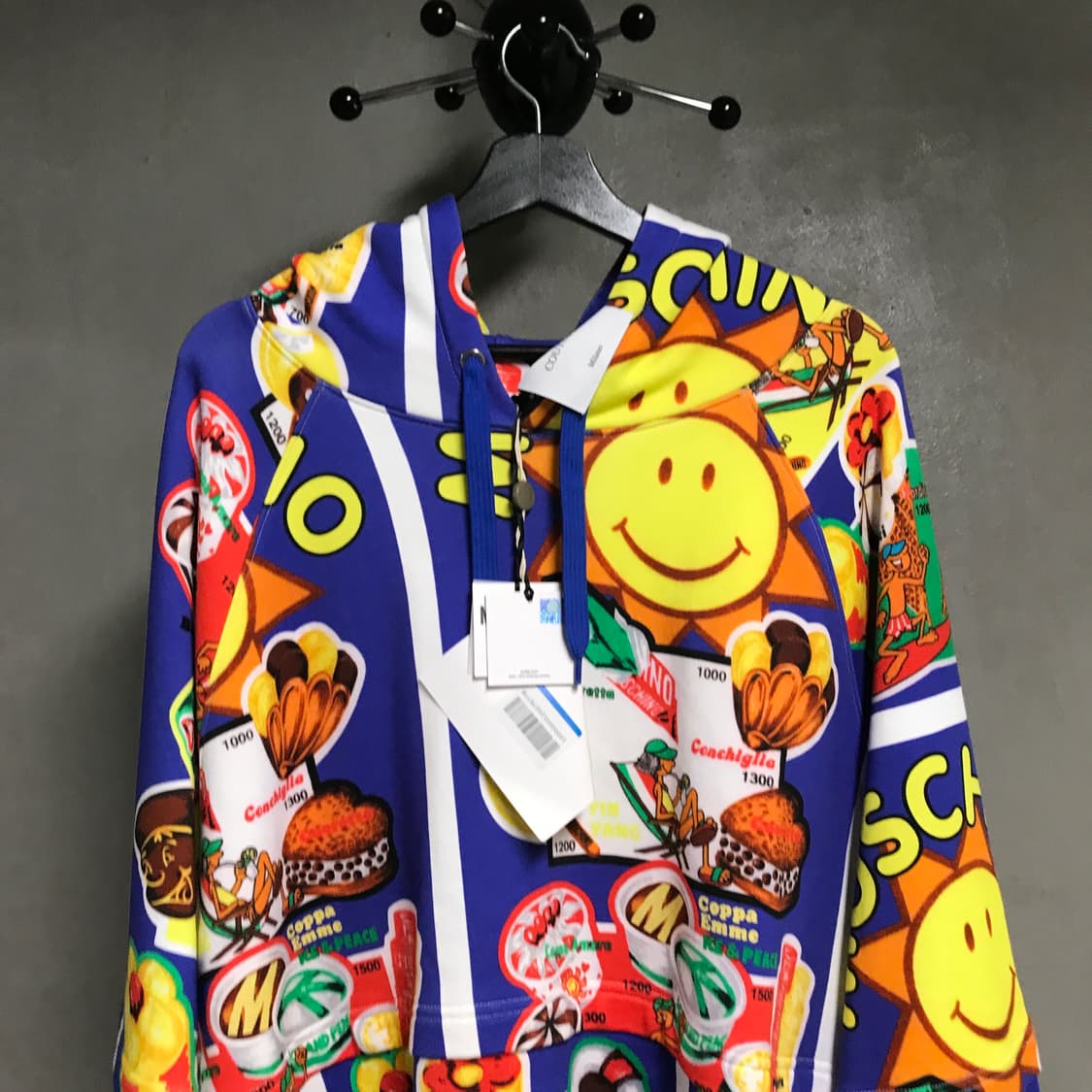 모스키노 패턴 후드티 새상품 50 상품이미지2