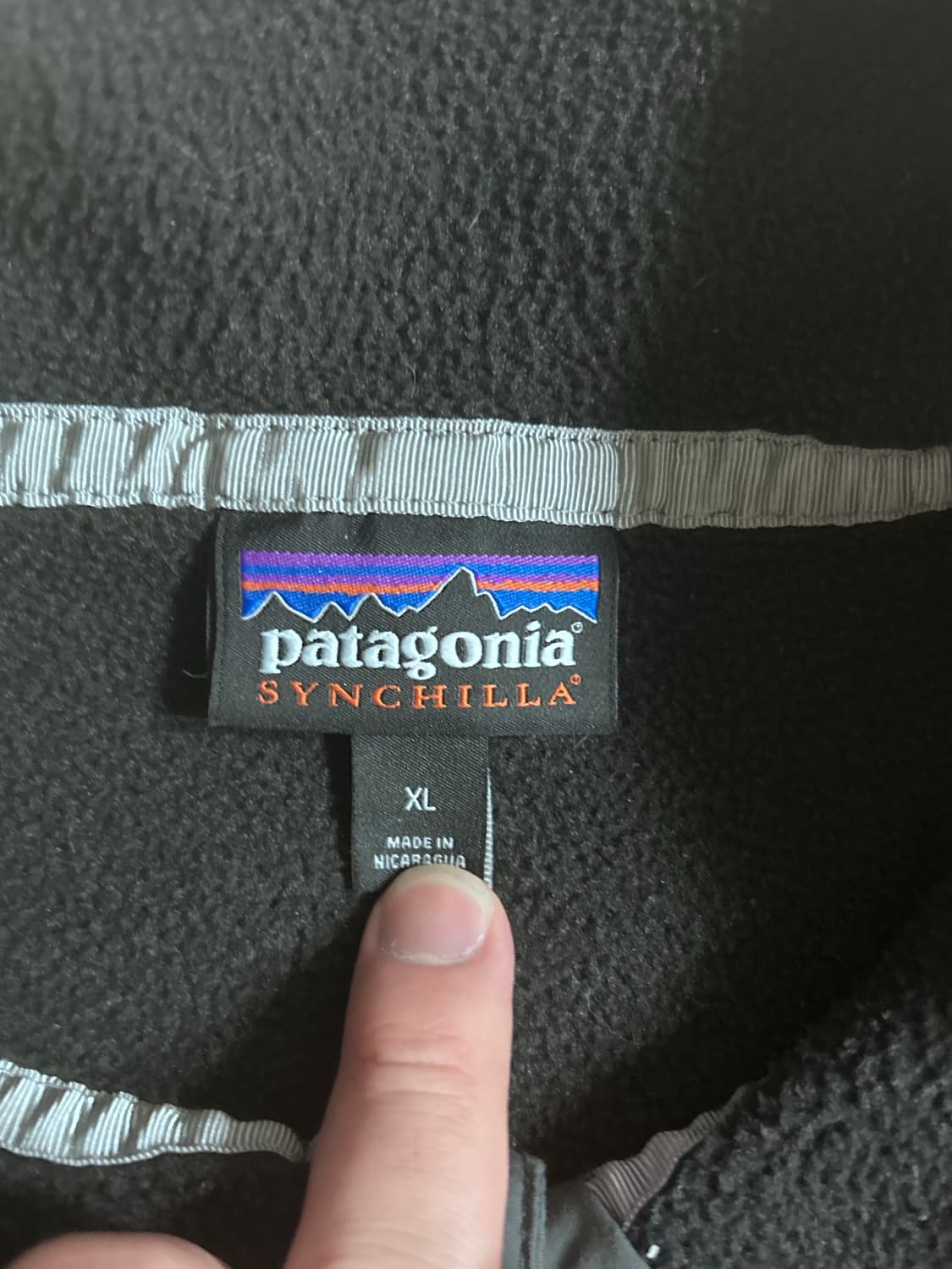 파타고니아 헤비웨이트 블랙 포지 그레이 XL 상품이미지2