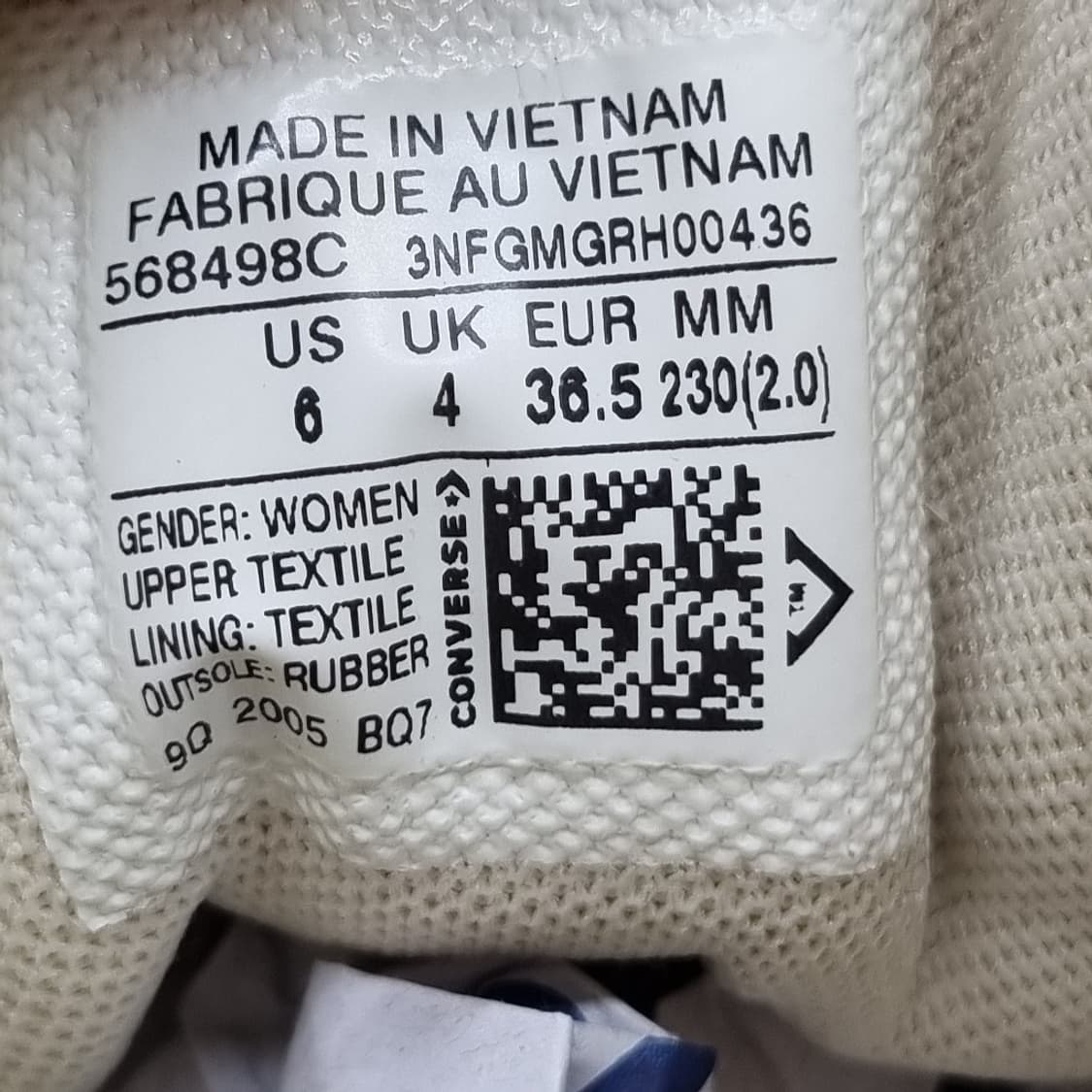 컨버스 척테일러 화이트 여성하이탑230 상품이미지6