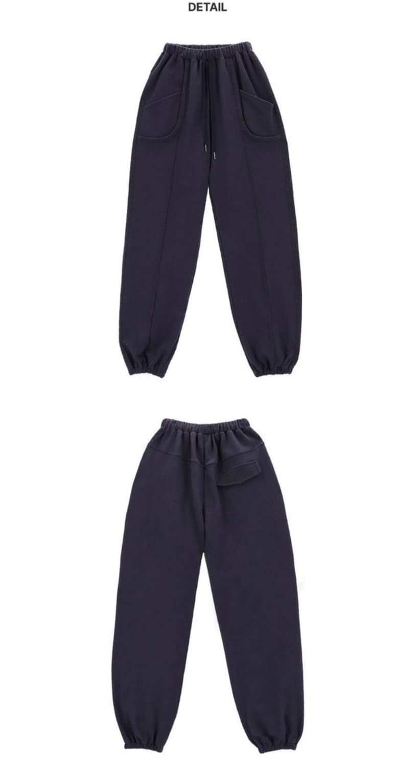 시티브리즈 - 더블포켓후드집업,포켓조거 셋업 (네이비) 상품이미지6