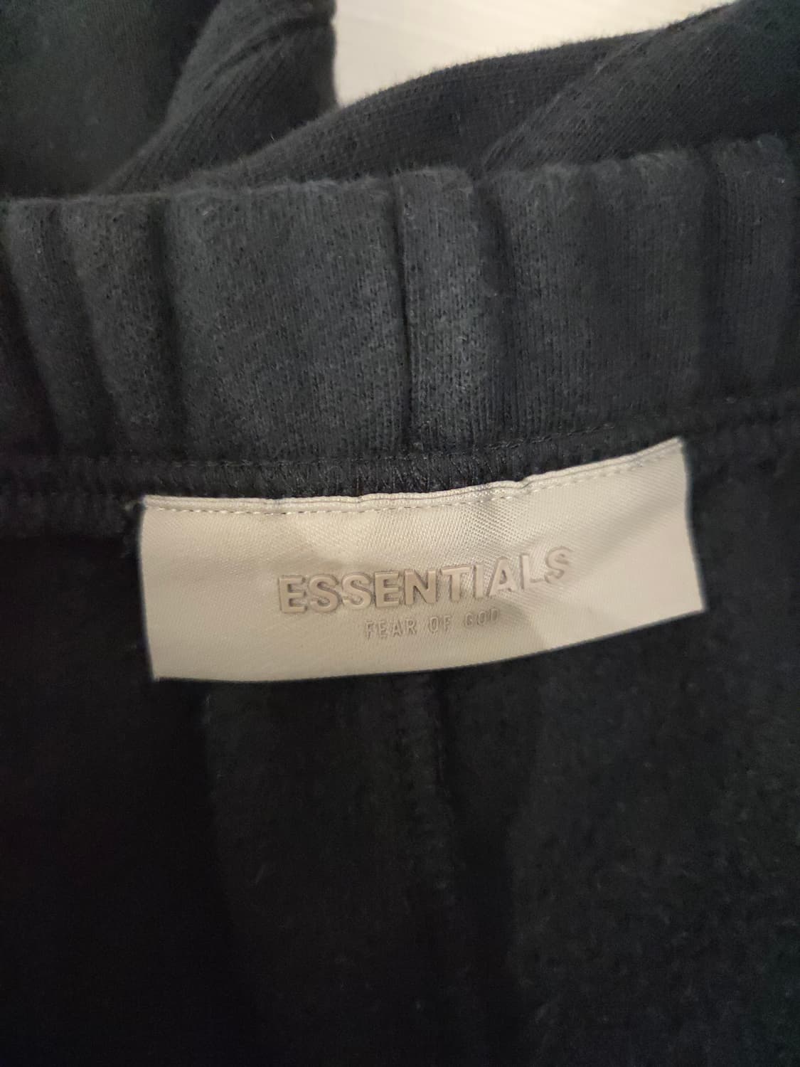 피어오브갓 에센셜(ESSENTIALS) 스웻 반바지 블랙 상품이미지7