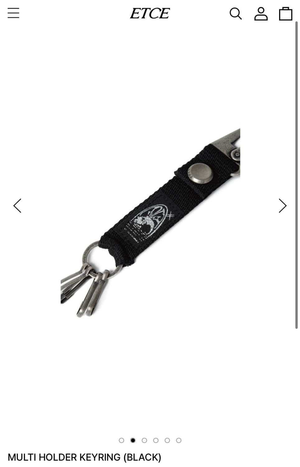 Etce 멀티홀더키링 (BLACK) 상품이미지1