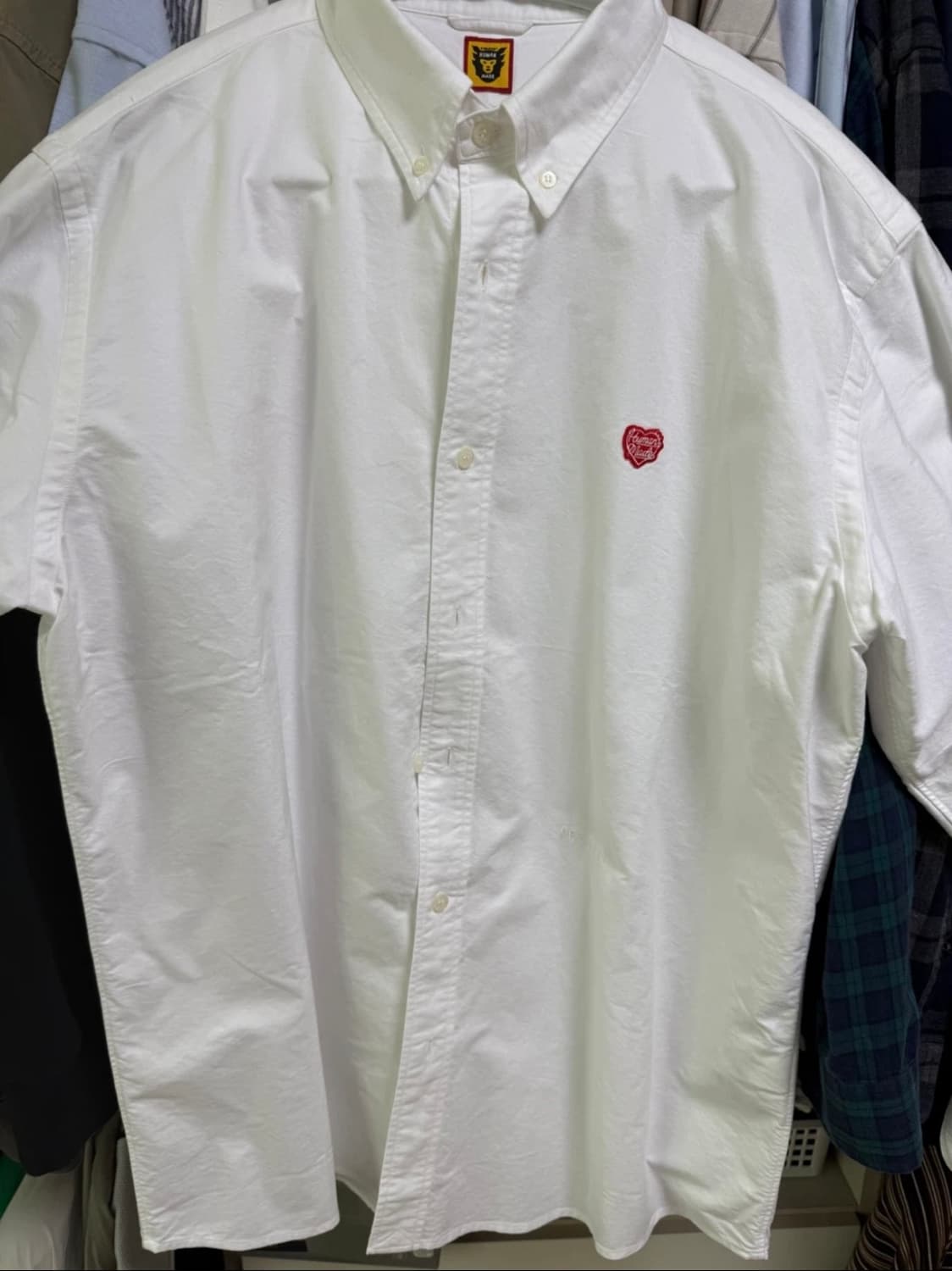 휴먼메이드 옥스포드 셔츠 흰색 상품이미지2