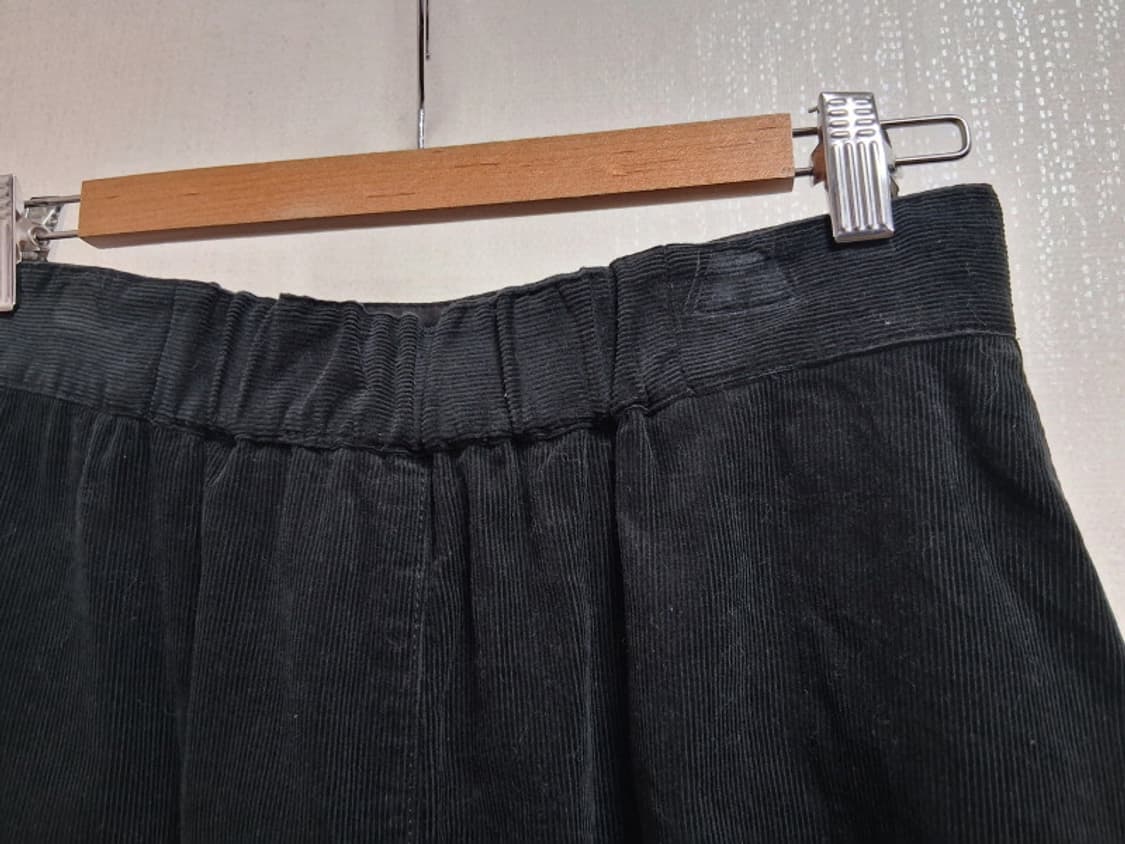 일본빈티지 검정코듀로이 플레어롱스커트 최고의컨디션 28 상품이미지5