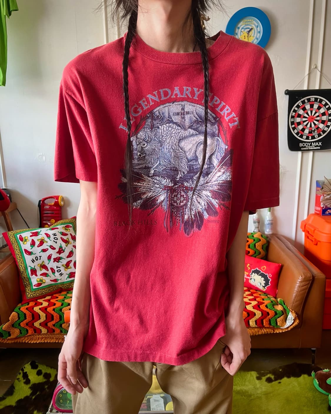 1990s Anvil "Legendary Spirit“ 1/2 Tee 상품이미지2