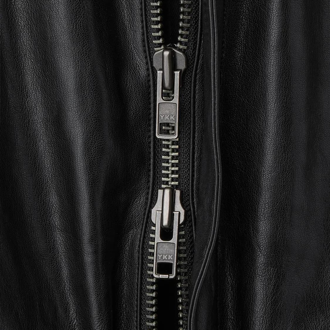 Branded fake leather A-2 jacket 상품이미지4