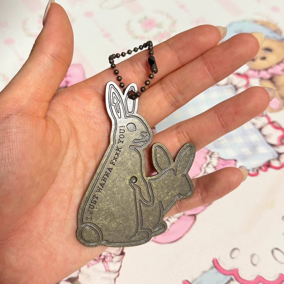 FR2 토끼 Fxxk 키링 상품이미지4