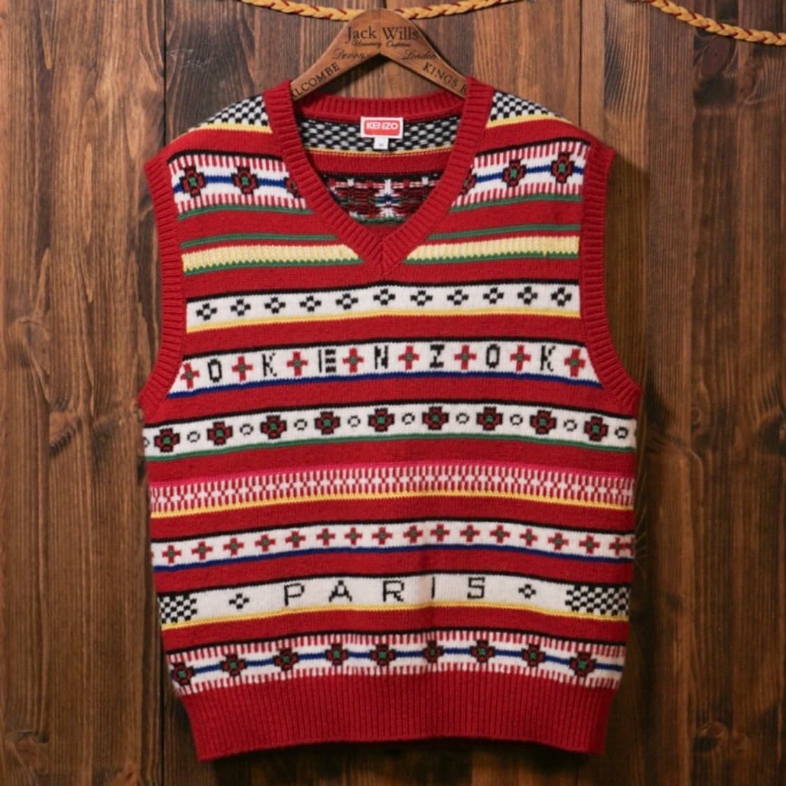 겐조 페어아일 니트 베스트 상품이미지1