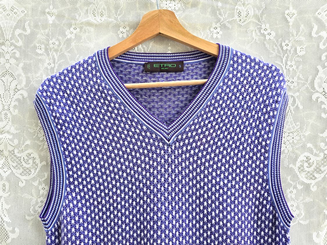 에트로 코튼 베스트 (made in italy) 상품이미지2