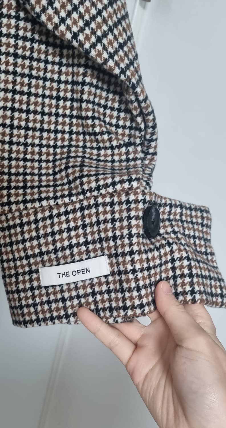 더오픈프로덕트 체크 롱 코트 상품이미지7