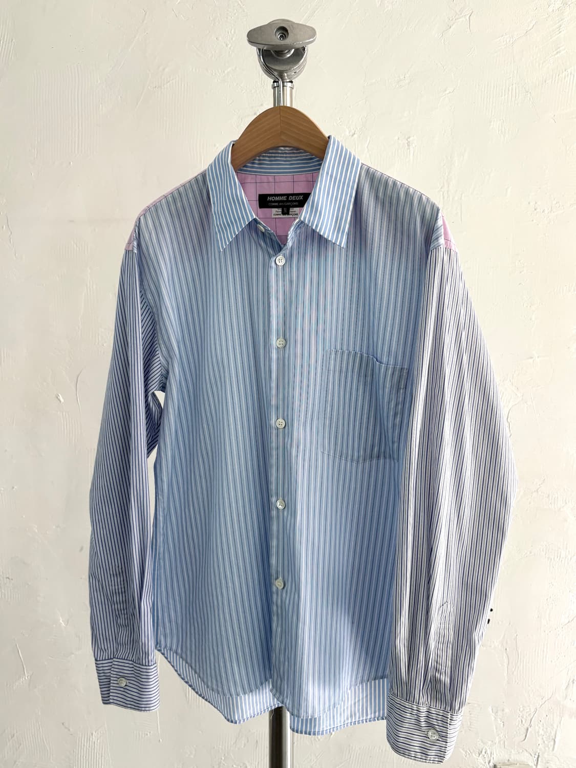 꼼데가르송 옴므 듀스 멀티 스트라이프 셔츠 상품이미지5