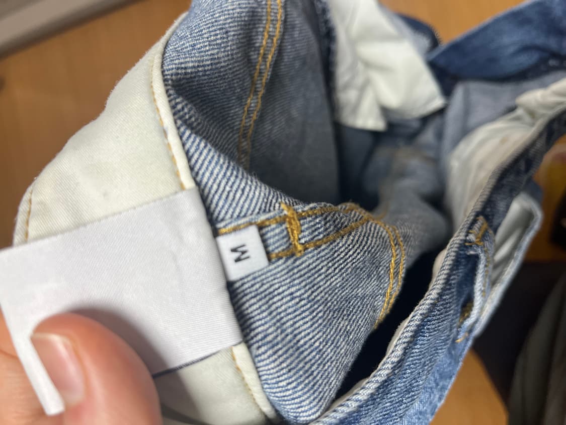 X-girl 워싱 데님 M사이즈 상품이미지5