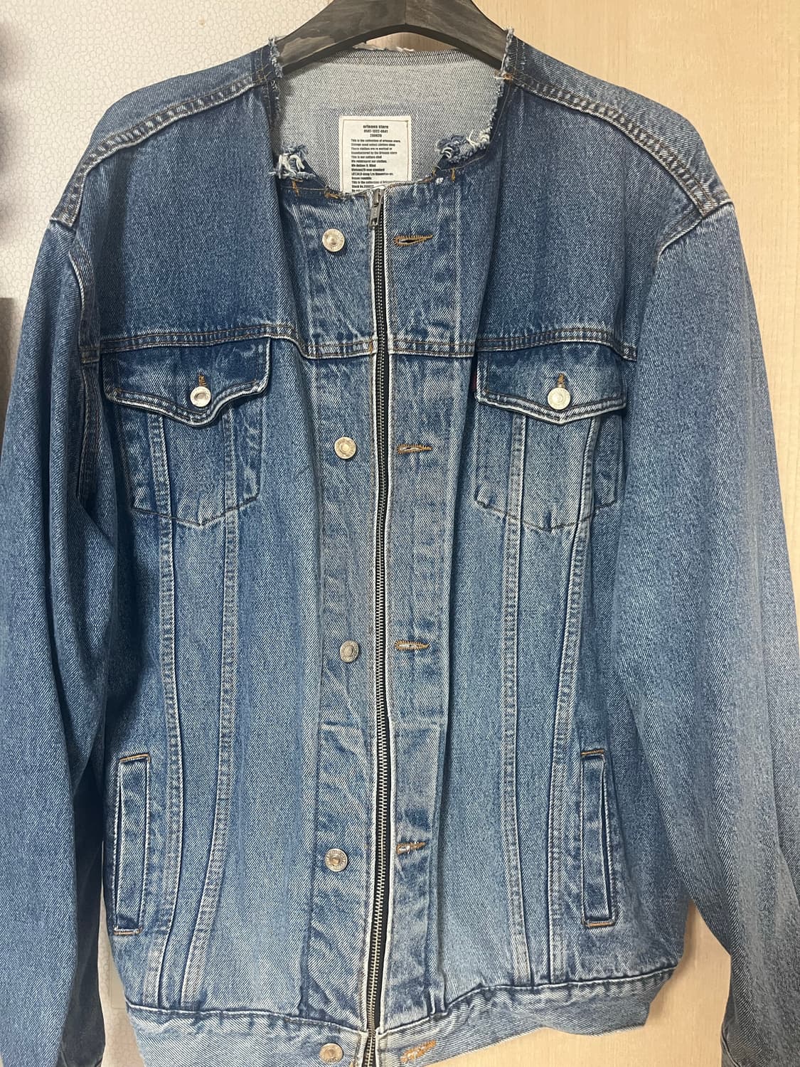 올리언스스토어 리워크 청자켓 2사이즈 판매 상품이미지2