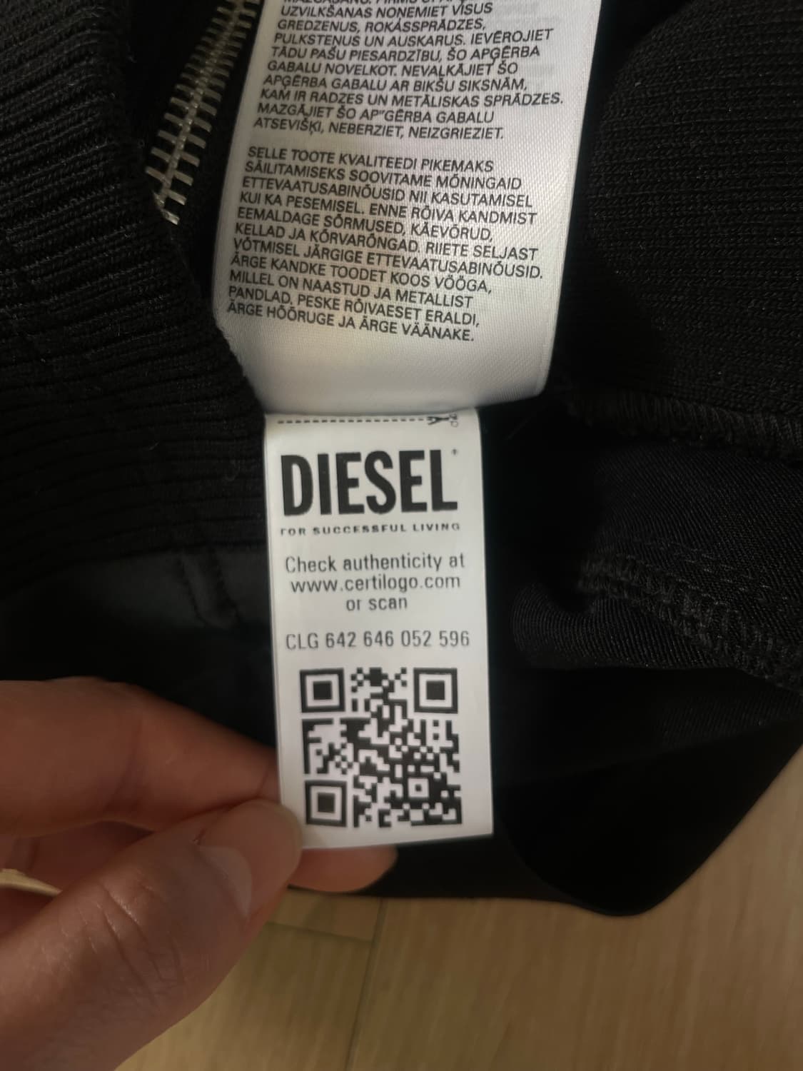 Diesel 2-way leather pocket shirt 상품이미지4