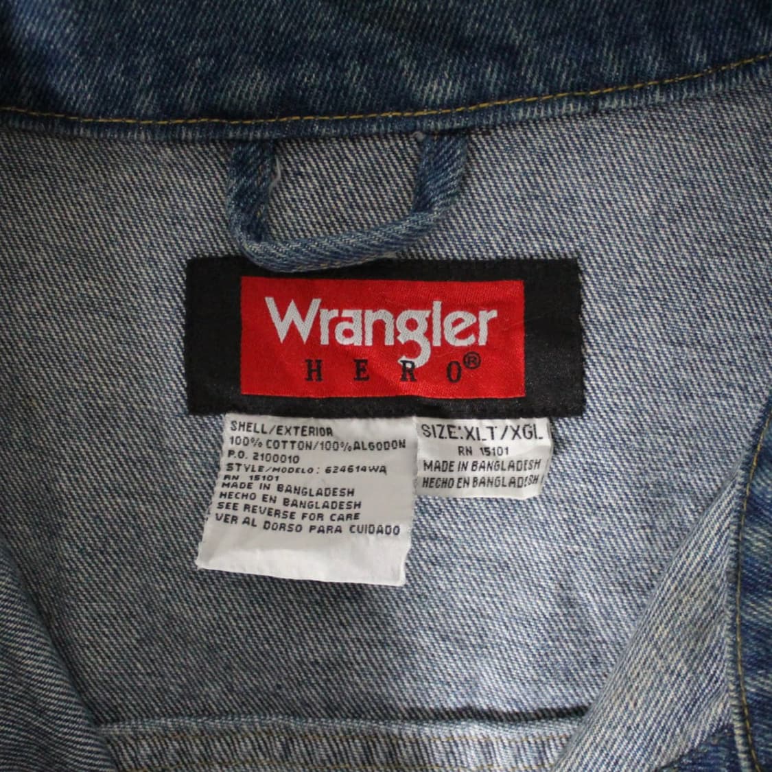 Wrangler 랭글러 HERO 데님 트러커 자켓 L023 상품이미지5