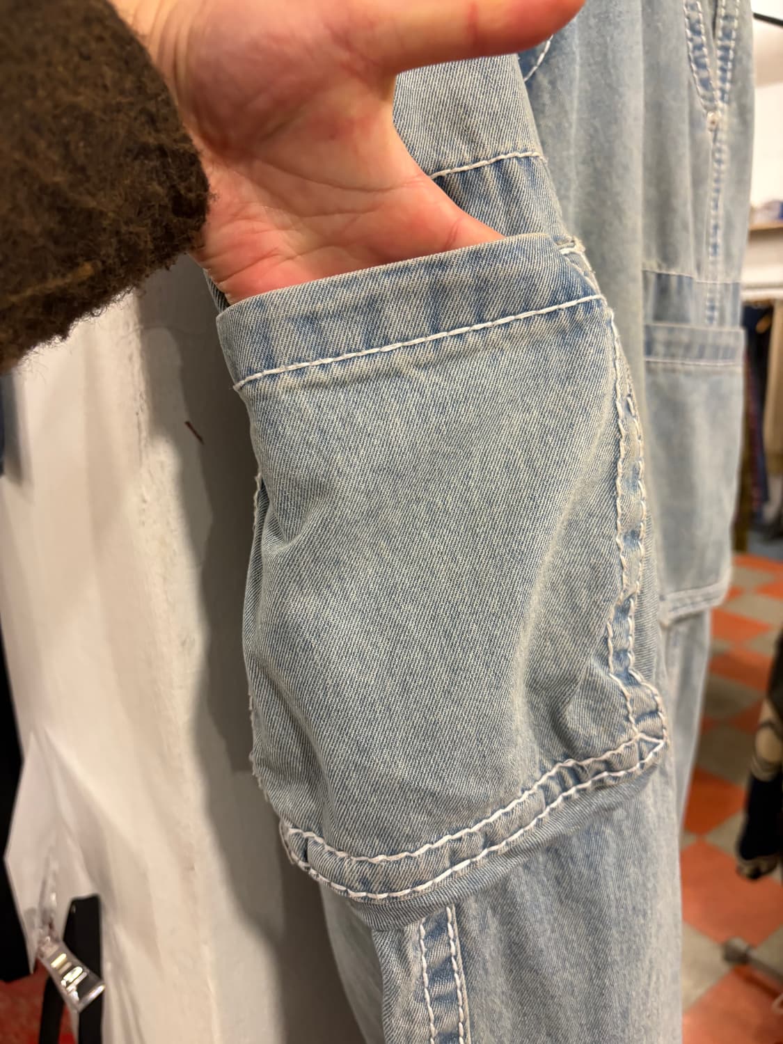 트루진 데님카고팬츠 상품이미지4