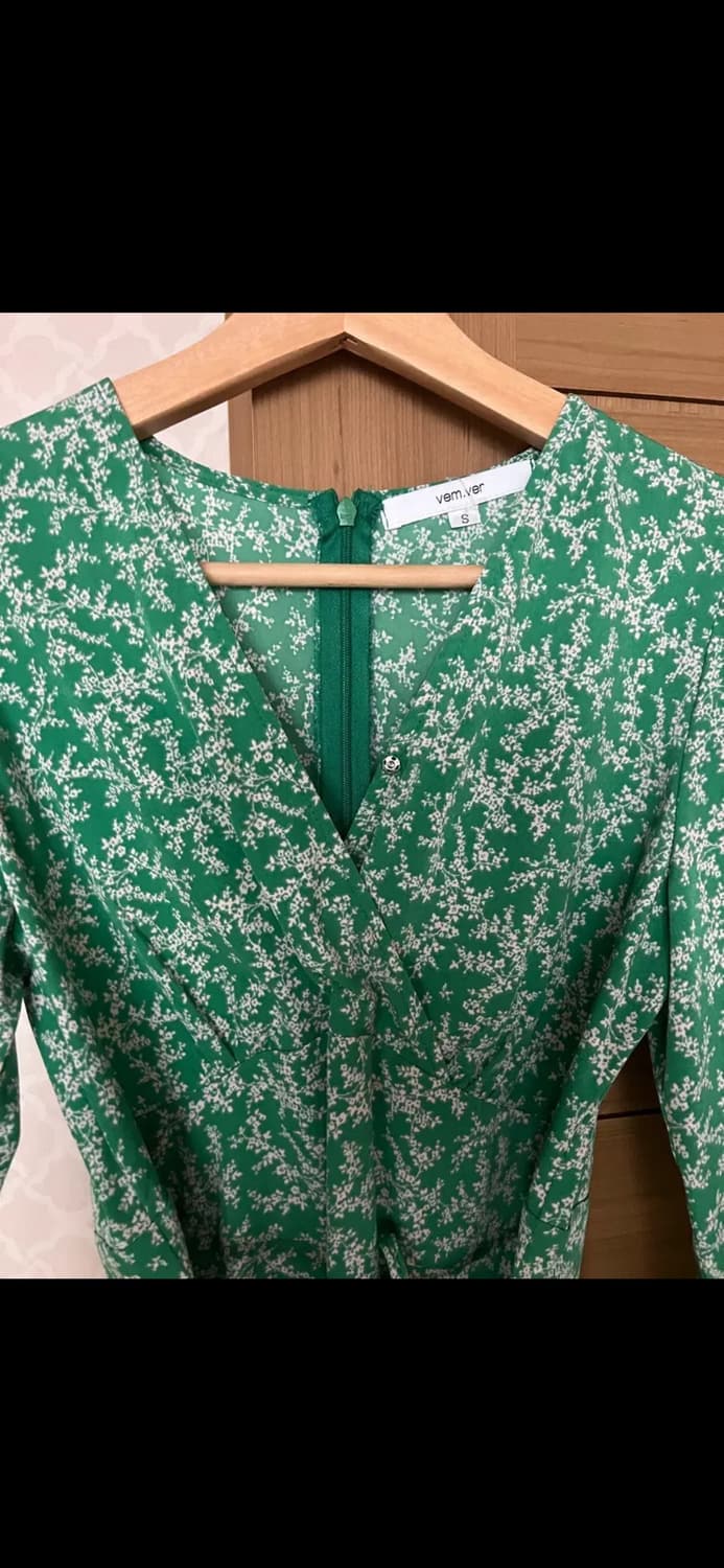 Vemver 그린 원피스 s사이즈 상품이미지4