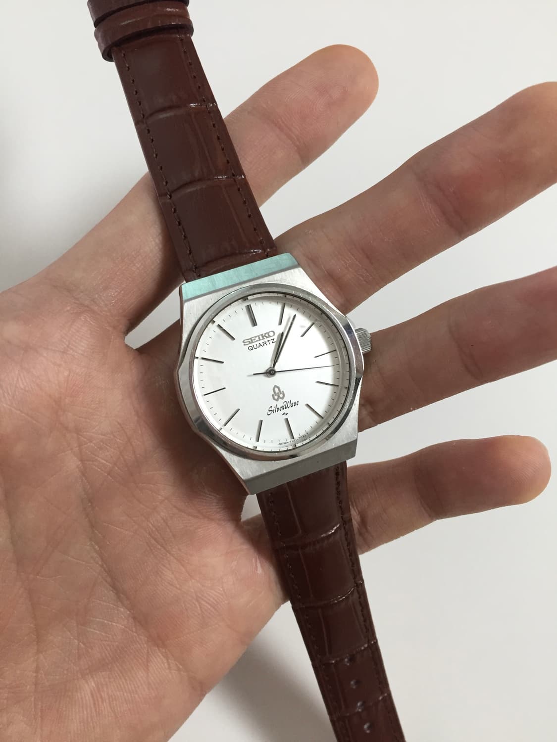 80s seiko silver wave quartz 상품이미지6