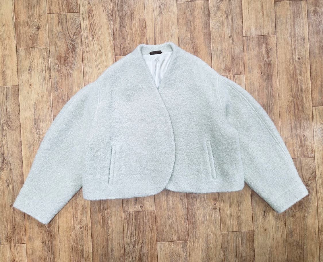 레이스(RRACE) 알파카 커브드 숏자켓 프리사이즈 새상품 상품이미지5