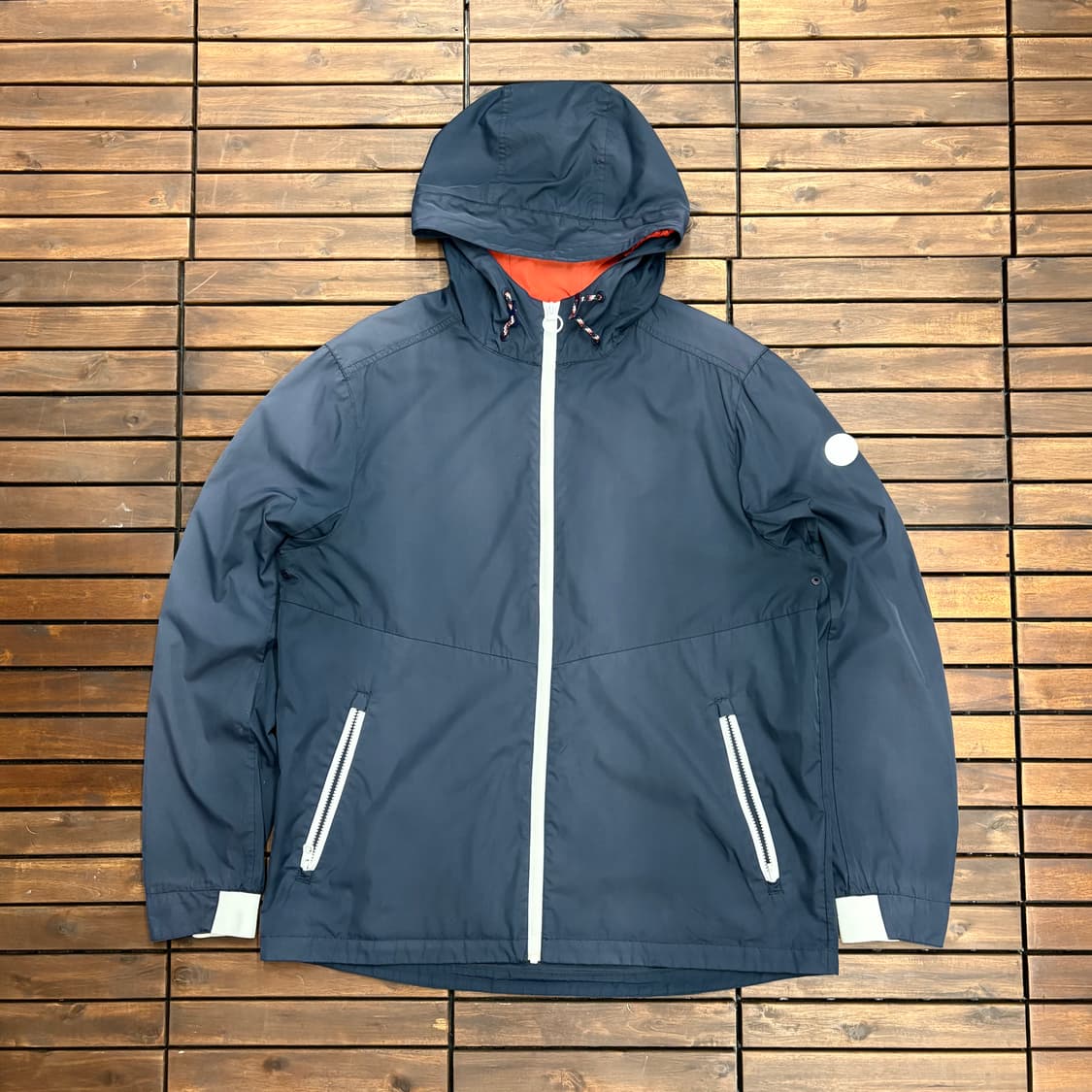 (XL) 팀버랜드 네이비 후드 바람막이 자켓 상품이미지1