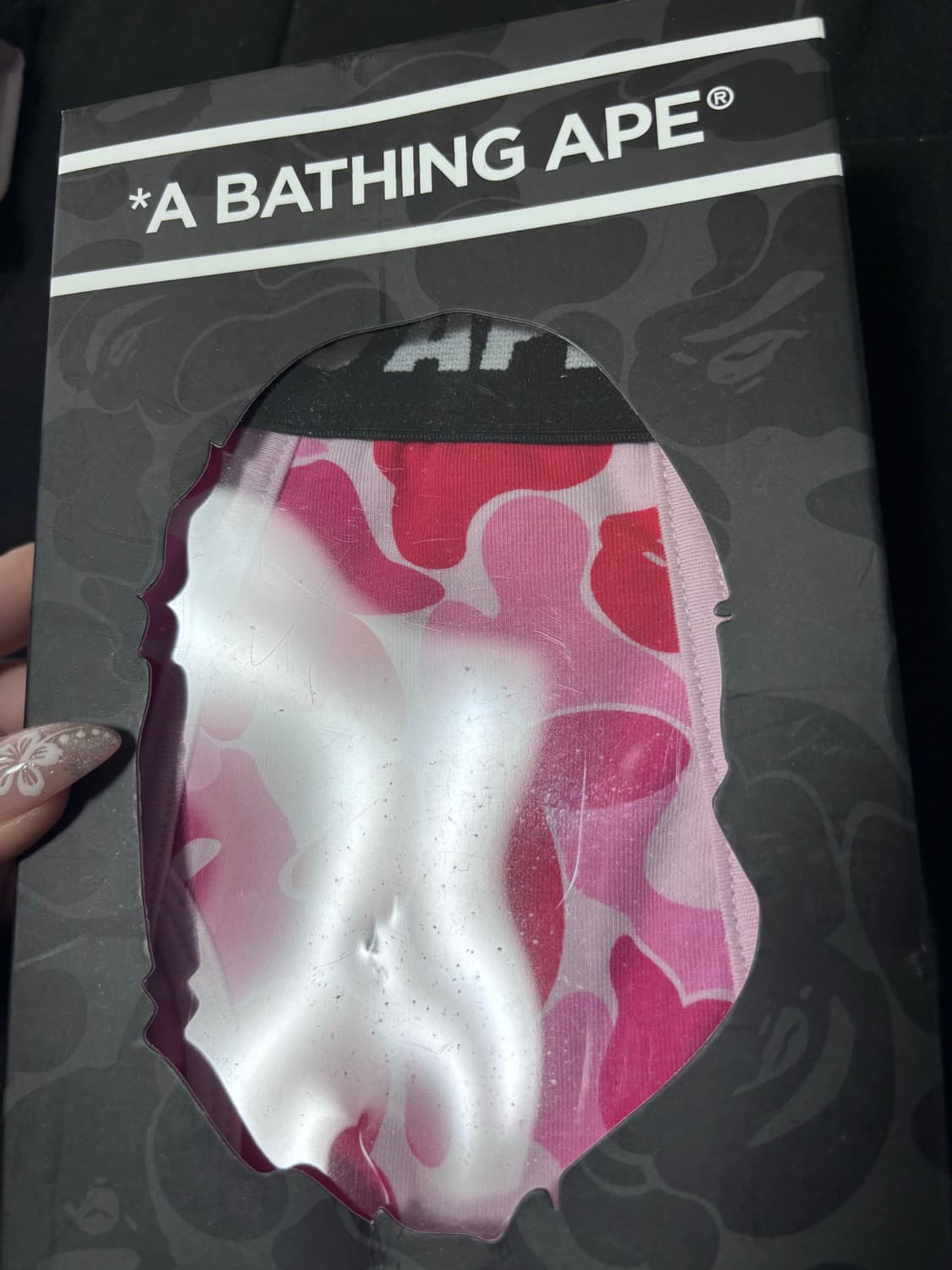 베이프 ABC 카모 트렁크 언더웨어 핑크 L 상품이미지5