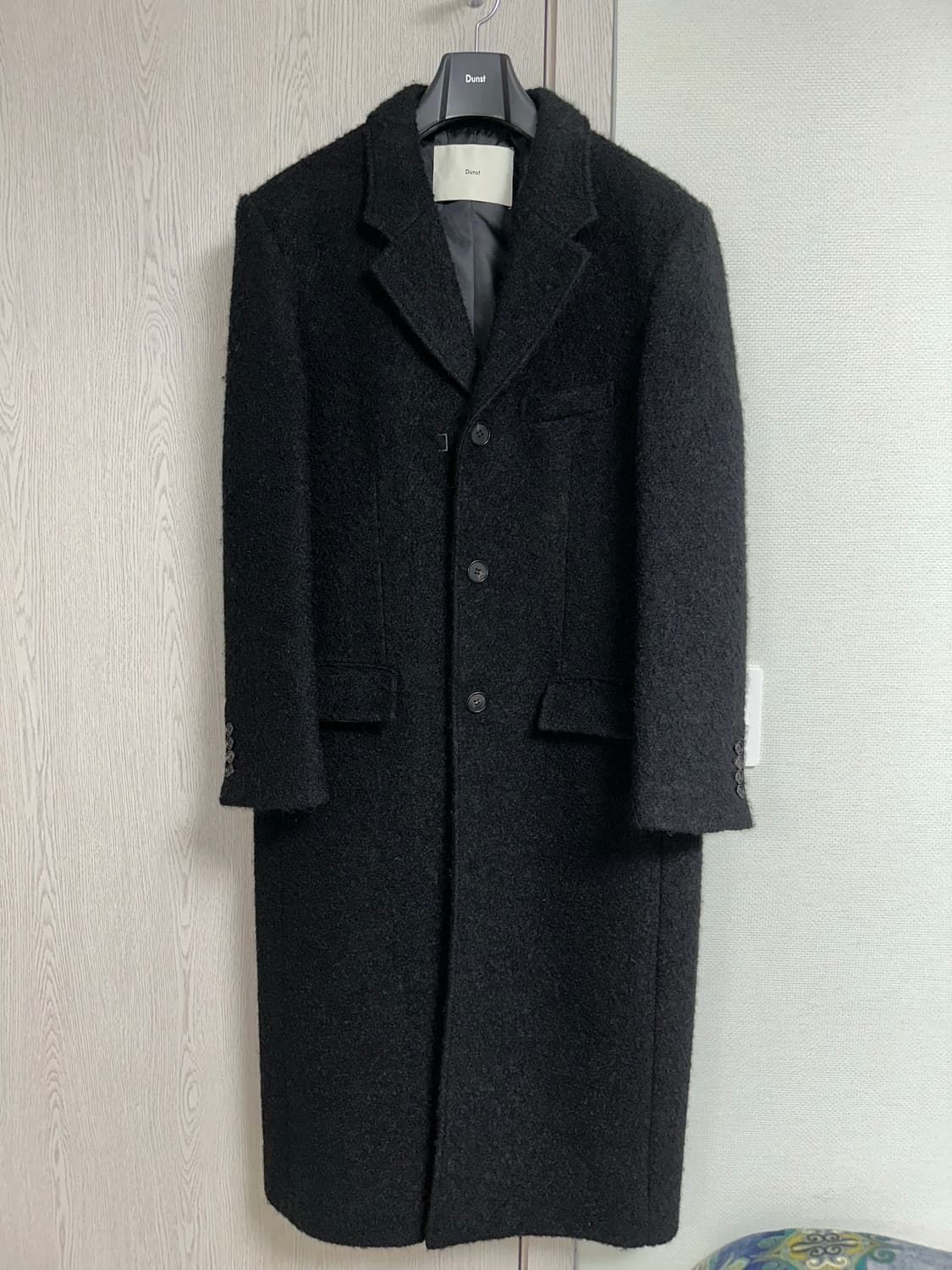 던스트 부클코트 블랙 L사이즈 상품이미지1